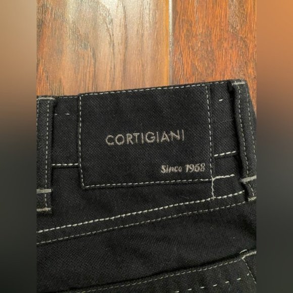 SOLD Cortigiani Italian Luxury Wool Jean-Style Pants - Picture 13 of 16